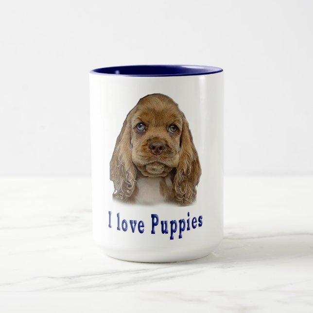 Welpenhund Tasse (Zentrum)