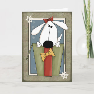Welpenhund Weihnachten