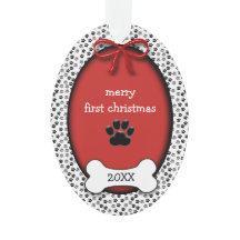 Welpenhund zu Weihnachten oder zum Gedenken