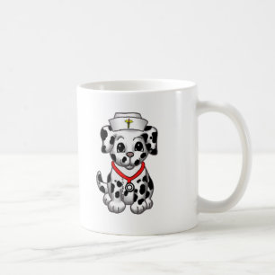 Welpenkrankenschwester kaffeetasse