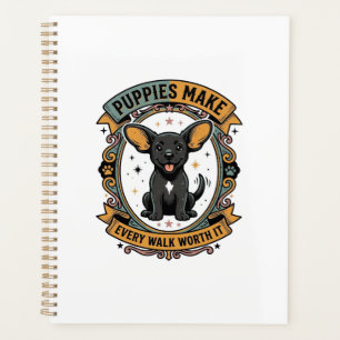 Welpenlauf-Shirt für Hunde-Liebhaber_1 Planer