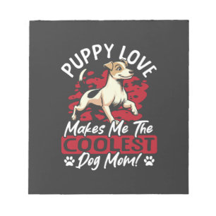 Welpenliebe die coolste Hundemutter! Meine Mutter Notizblock