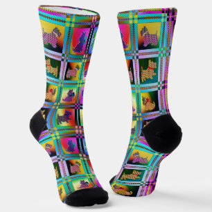 Welpenliebe Mehrfarbig Socken