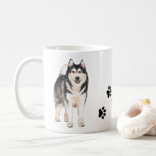 Welpenliebhaber Süßer Sibirischer Husky Kaffeetasse