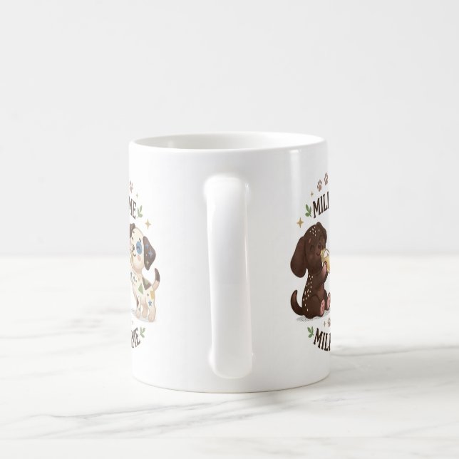 Welpenmilchzeit  kaffeetasse (Henkel)