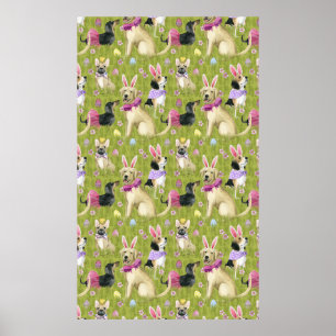 Welpenostersammlung Poster