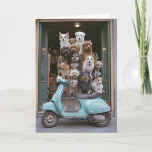 Welpenpackung Vespa Adventure Einladung