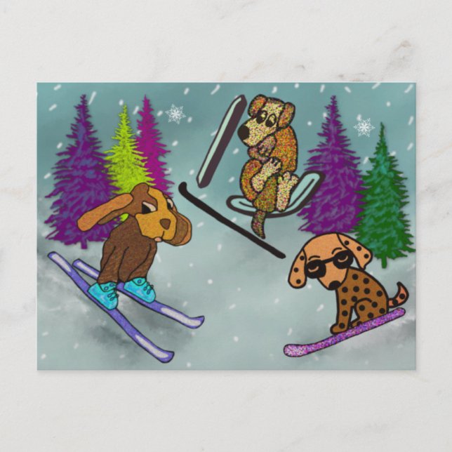 Welpenpferd Postkarte (Vorderseite)