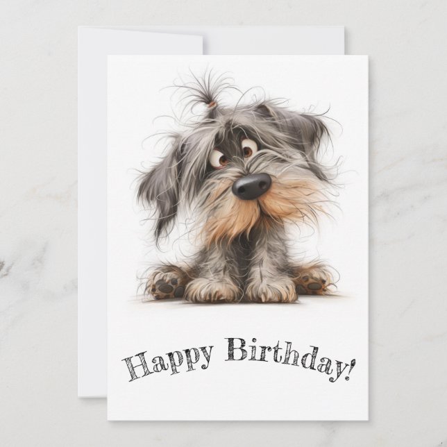 Welppy Birthday Card Feiertagskarte (Vorderseite)