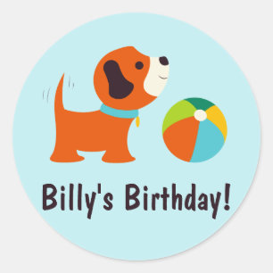 Welppy Birthday Sticker