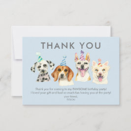 Welppy Dog Birthday Party Danke