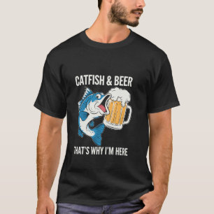 Wels & Bier Spaß Outdoor Casual Zitat für Partie T-Shirt