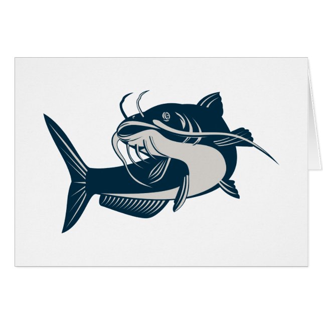 Wels, der oben schwimmt (Vorderseite (Horizontal))