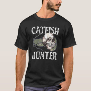 Wels Jäger Fluss Angeln Welsangler Angler Liebhabe T-Shirt