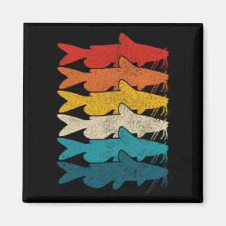 Wels Vintage Fisch Wels Angeln Magnet