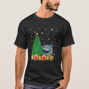 Wels Weihnachtsbaum Beleuchtung Weihnachtsmannhut  T-Shirt