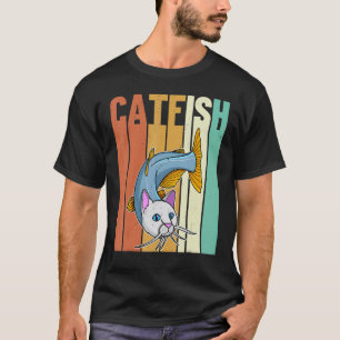 Wels Wels Katzenwels Angeln Humor 1 T-Shirt