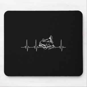 Welsangeln Herzschlag  Mousepad
