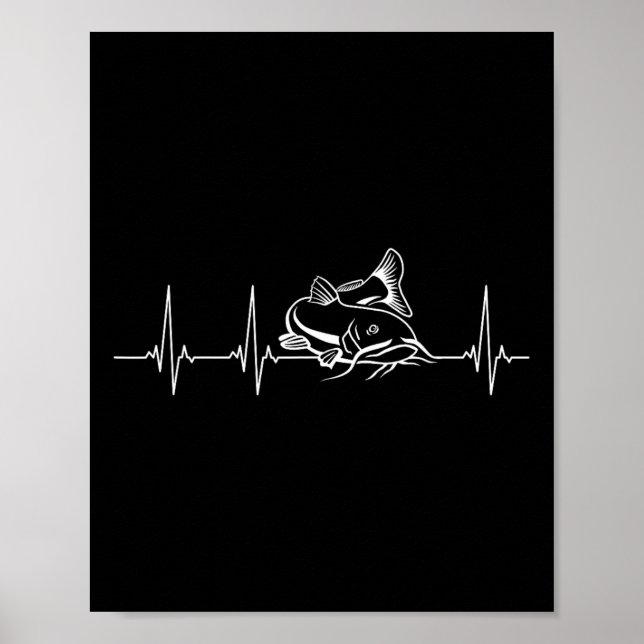 Welsangeln Herzschlag  Poster (Vorne)