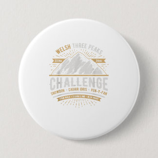 Welsh 3 Peaks Challenge Shirt Der Berg Button