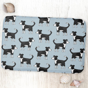 Welsh Border Collie Dog Badematte