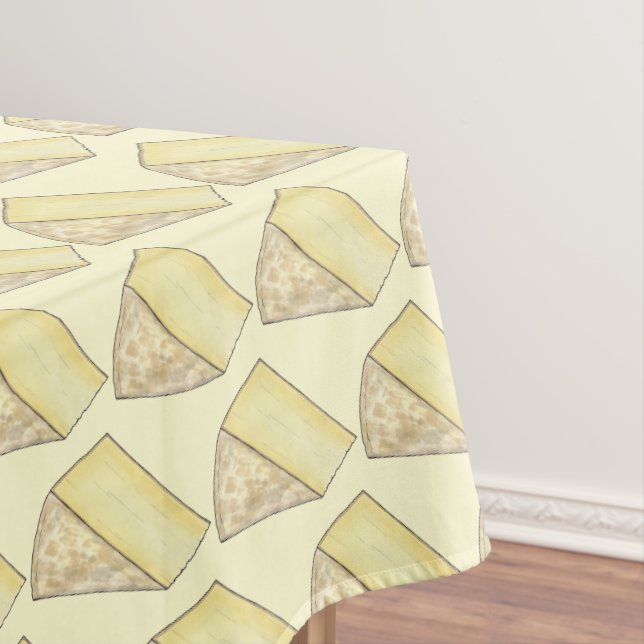 Welsh Caerphilly Cheese Wedge Food Wales Vereinigt Tischdecke (Beispiel)