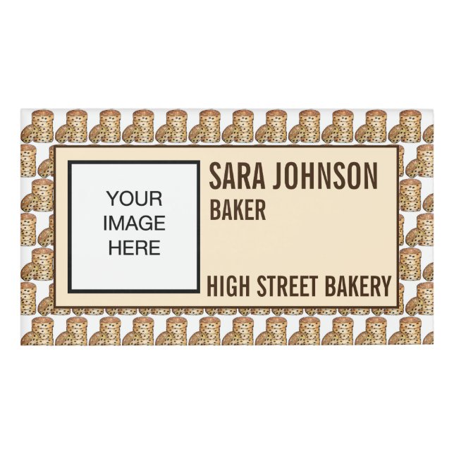 Welsh Cakes Welshcakes Bakestones UK British Food Namenschild (Vorderseite)