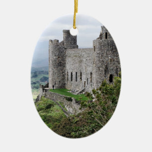 WELSH CASTLES KERAMIK ORNAMENT