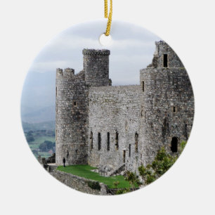 WELSH CASTLES KERAMIK ORNAMENT