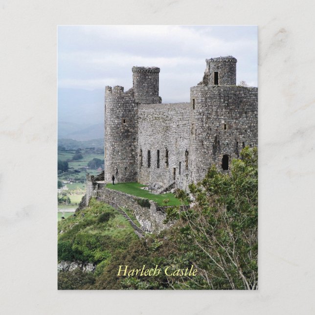 WELSH CASTLES POSTKARTE (Vorderseite)