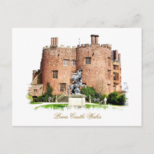 WELSH CASTLES POSTKARTE (Vorderseite)