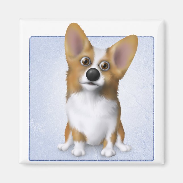 Welsh Corgi 2 Magnet (Vorne)