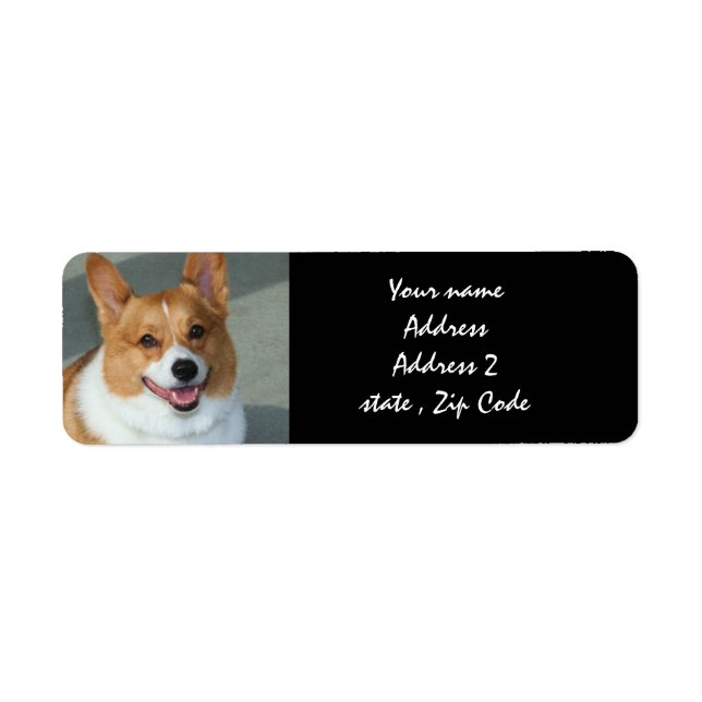 Welsh Corgi Address Labels (Vorne)