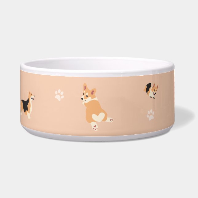 WELSH CORGI DOG BOWL NAPF (Vorderseite)