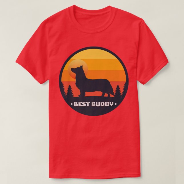 Welsh Corgi Dog Breed 1497 T-Shirt (Design vorne)