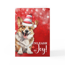 Welsh Corgi Dog entleash die Freude Weihnachten