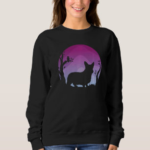 Welsh Corgi Dog Retro 43 Sweatshirt