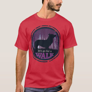 Welsh Corgi Dog Retro Premium T - Shirt Copy Co