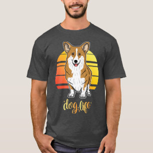 Welsh Corgi Dog Vintag 1634 T-Shirt