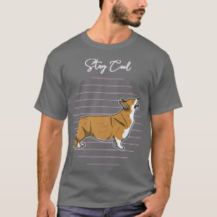 Welsh Corgi Dog Vintag 1642 T-Shirt