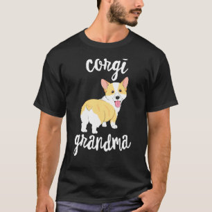 Welsh Corgi Grandma Pawma Dog Großeltern Grand M T-Shirt