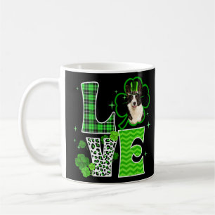 Welsh Corgi Kleeblatt Lucky C Irish St Patricks Da Kaffeetasse