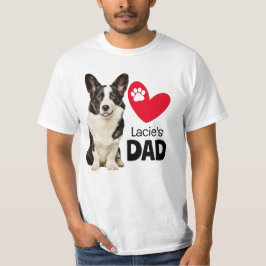 Welsh Corgi Personalisiert Vater T - Shirt