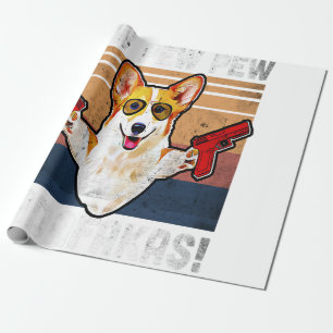 Welsh Corgi Pew Madafakas - Vintag Corgi Stuf Geschenkpapier