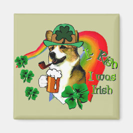 Welsh Corgi Saint Patrick's Day Magnet