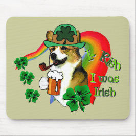 Welsh Corgi Saint Patrick's Day Mousepad