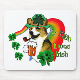 Welsh Corgi St Patricks Day Mousepad