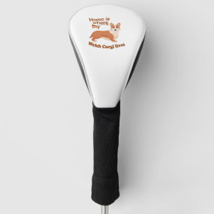Welsh Corgi Zuhause Golf Headcover