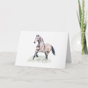 Welsh D Horse Birthday Card Karte