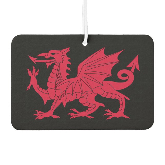 Welsh Dragon Autolufterfrischer (Vorderseite)